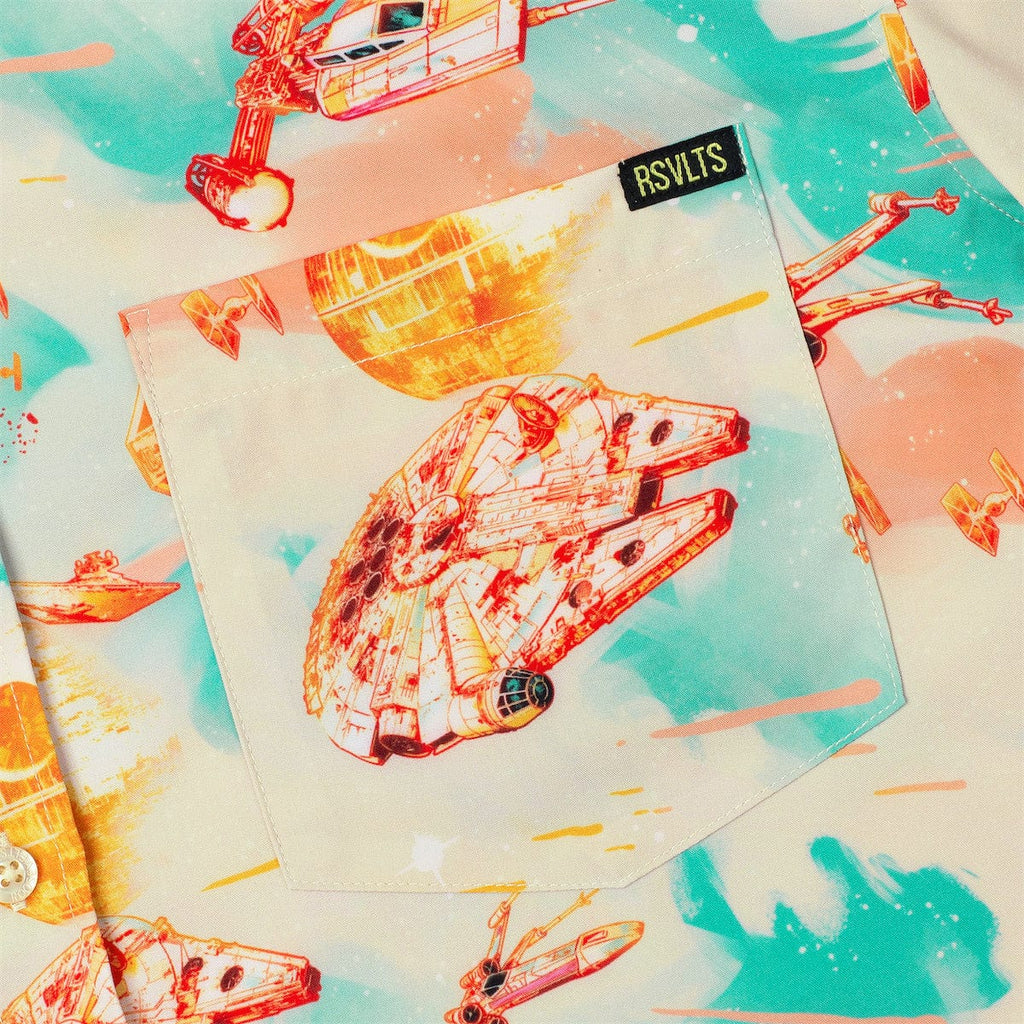 RSVLTS Cosmic Crossfire KUNUFLEX Short Sleeve Shirt — detail 6