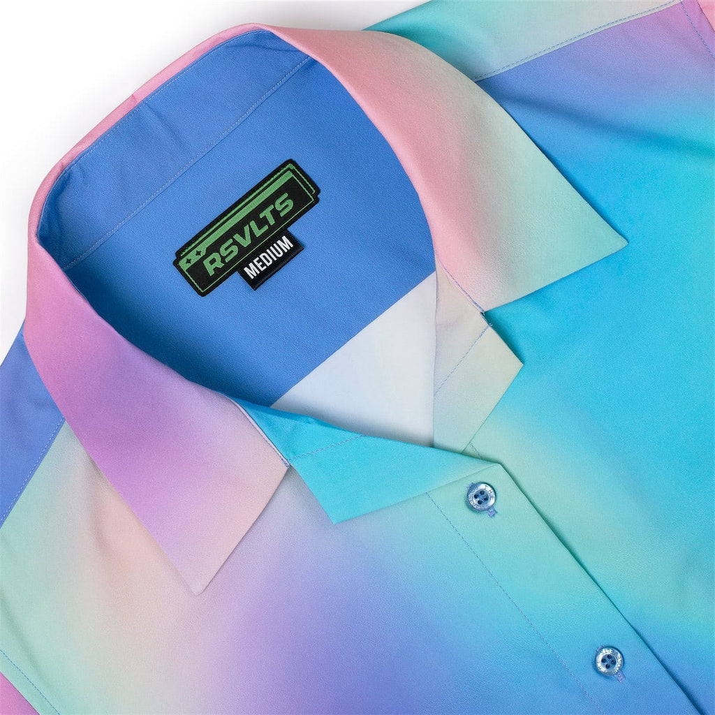 RSVLTS Sandstorm Women's KUNUFLEX Short Sleeve Shirt in Multicolor — detail 4