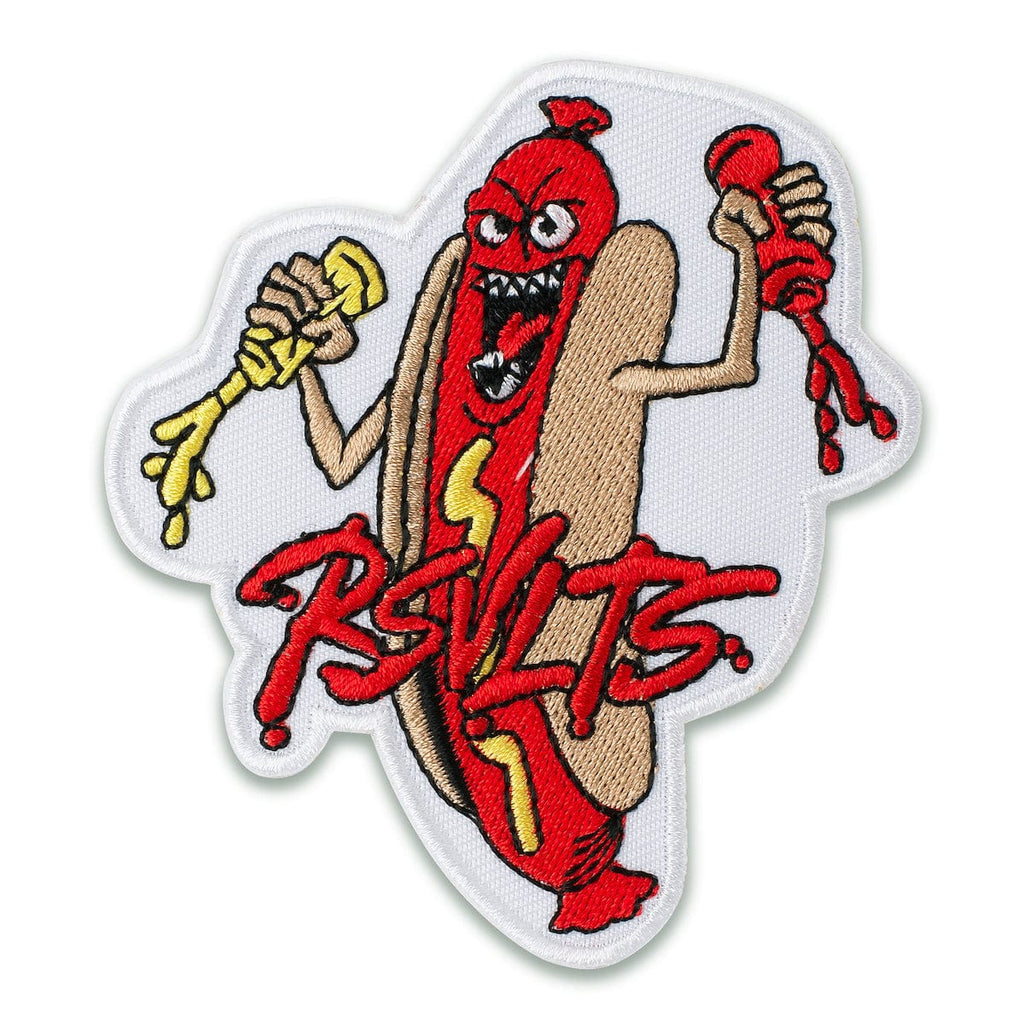 RSVLTS Monster Hot Dog Patch — front view