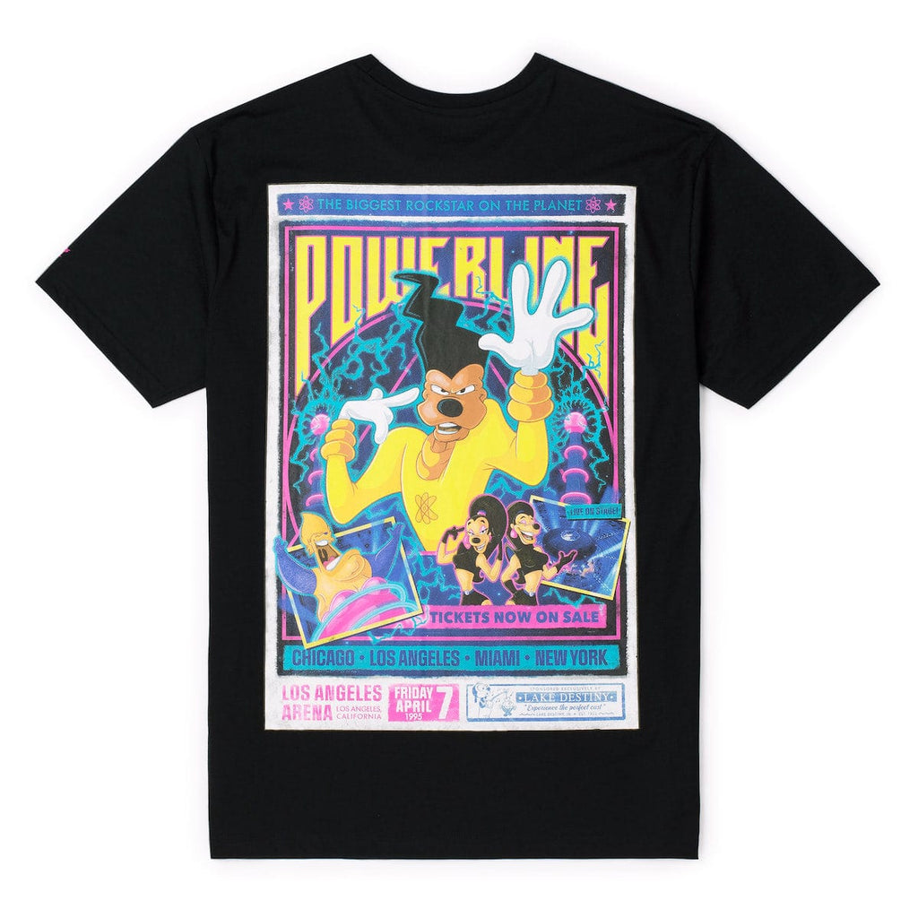 RSVLTS Powerline: Live on Tour! Crewneck Tee in Black — detail 7