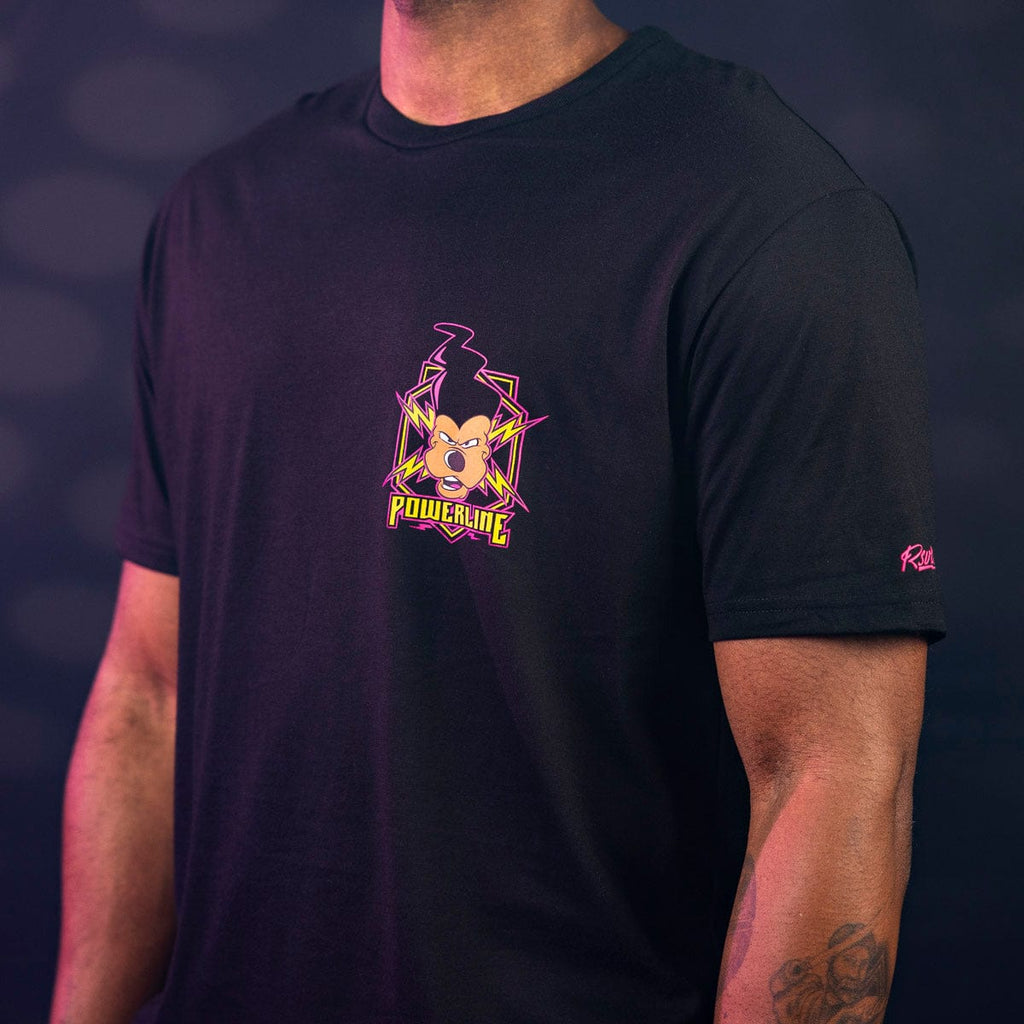 RSVLTS Powerline: Live on Tour! Crewneck Tee in Black — detail 6