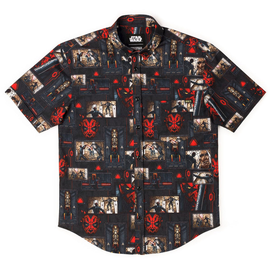 RSVLTS Only the Strongest Shall Rule KUNUFLEX Short Sleeve Shirt in Black — detail 7