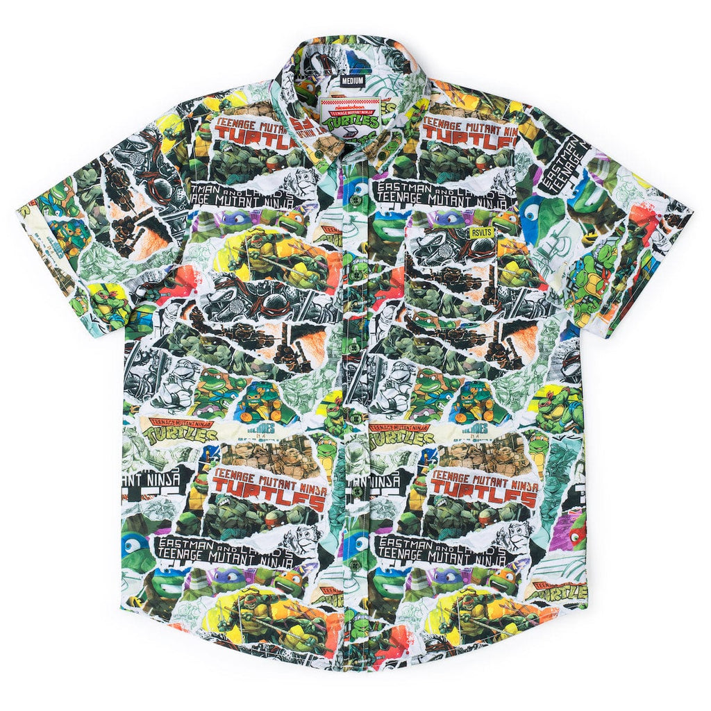RSVLTS Tubular Since '84 Youth KUNUFLEX Short Sleeve Shirt in Green — front view