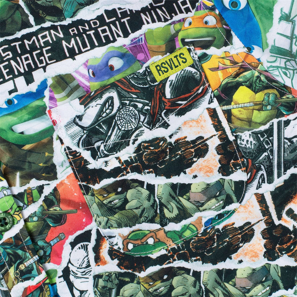 RSVLTS Tubular Since '84 Youth KUNUFLEX Short Sleeve Shirt in Green — detail 4