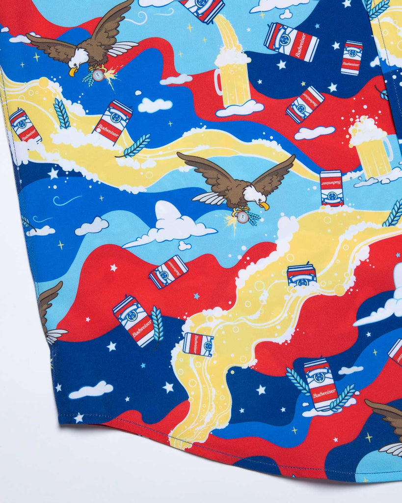 RSVLTS Trippin’ Buds KUNUFLEX Short Sleeve Shirt in Multicolor — detail 8