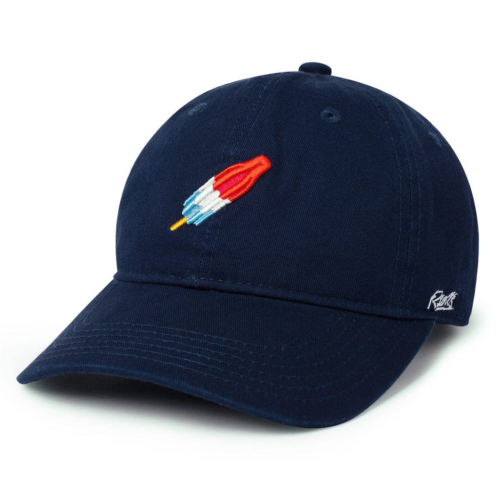 RSVLTS America Pop Dad Hat in Black — front view