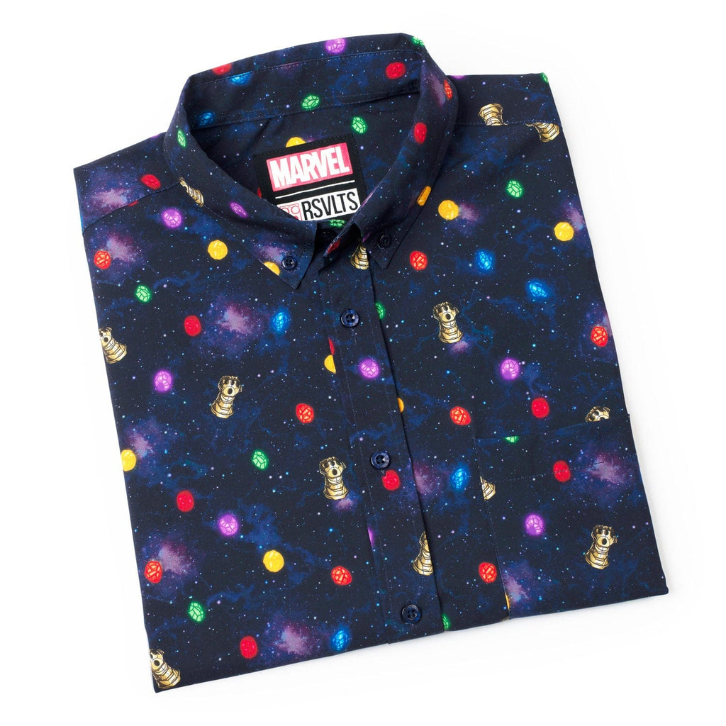 RSVLTS Perfectly Balanced KUNUFLEX Short Sleeve Shirt in Blue — detail 14