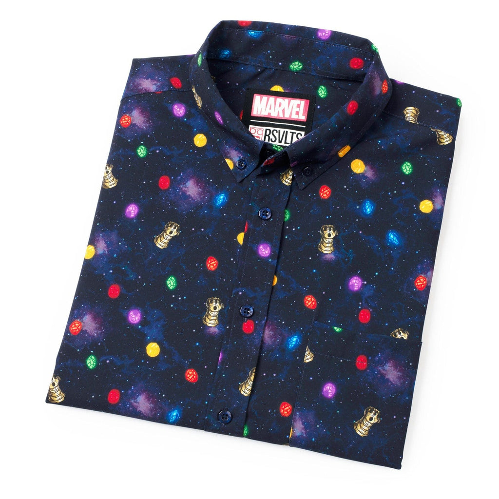 RSVLTS Perfectly Balanced KUNUFLEX Short Sleeve Shirt in Blue — detail 15