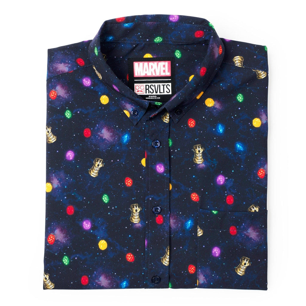 RSVLTS Perfectly Balanced KUNUFLEX Short Sleeve Shirt in Blue — detail 13