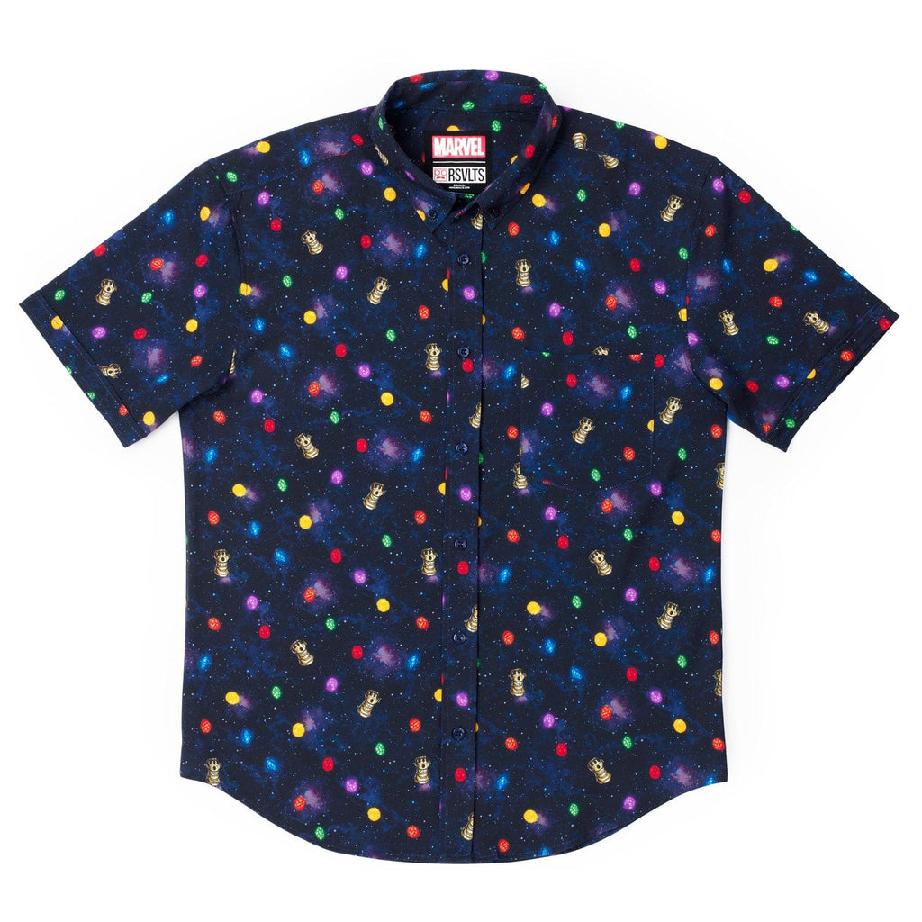 RSVLTS Perfectly Balanced KUNUFLEX Short Sleeve Shirt in Blue — detail 2