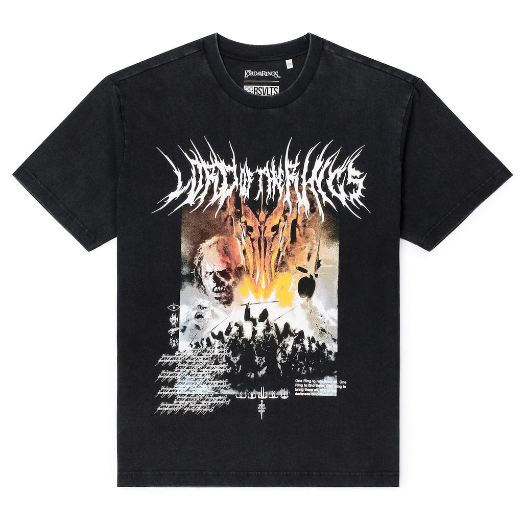 RSVLTS Heavy Mithril Vintage Crewneck Tee in Black — detail 3