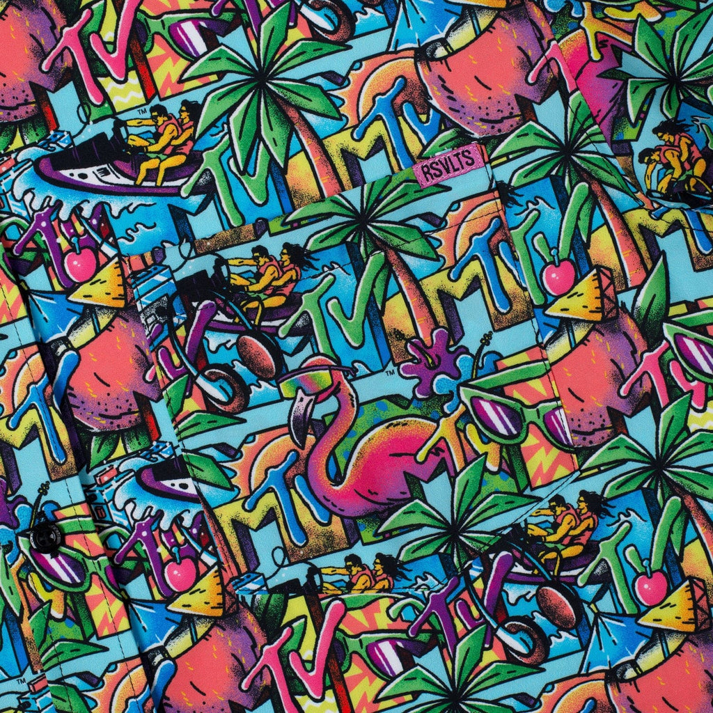 RSVLTS Cancun KUNUFLEX Short Sleeve Shirt in Multicolor — detail 2