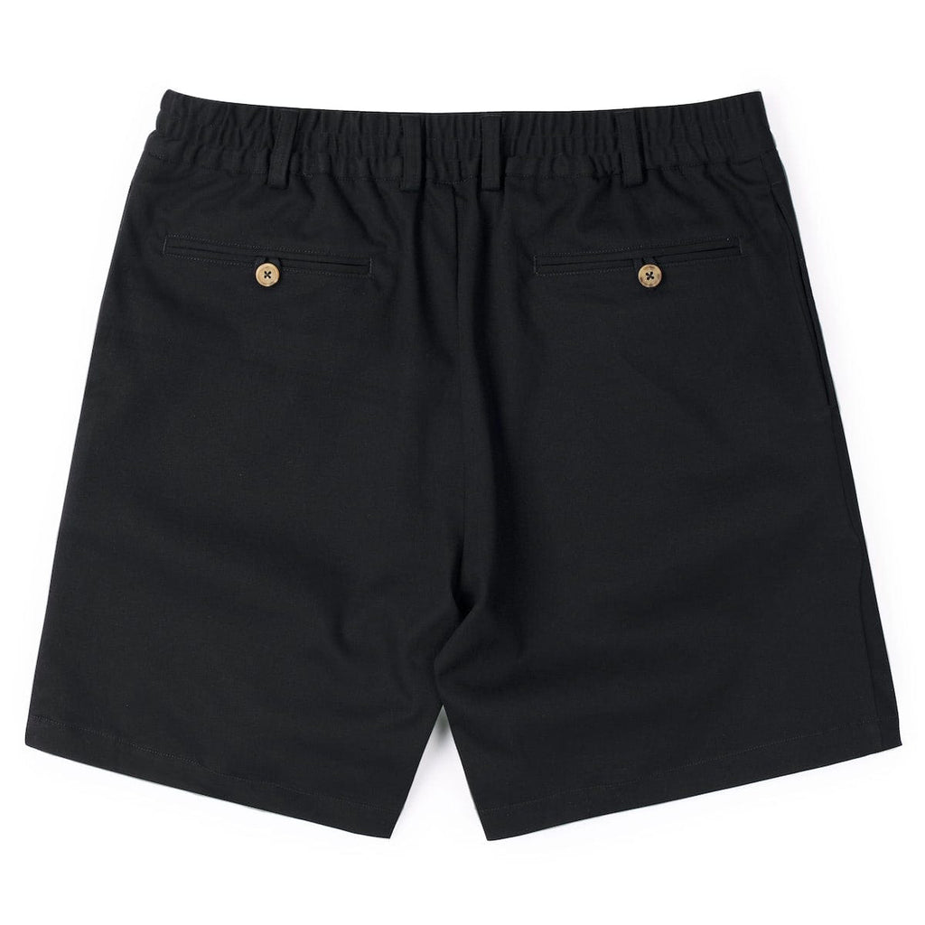 RSVLTS Black Chino Shorts in Black — detail 4
