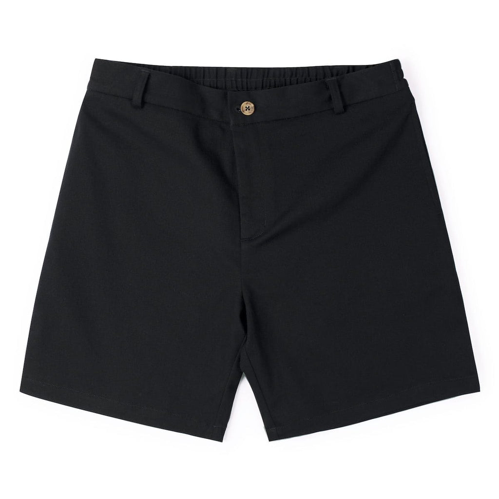 RSVLTS Black Chino Shorts in Black — detail 3