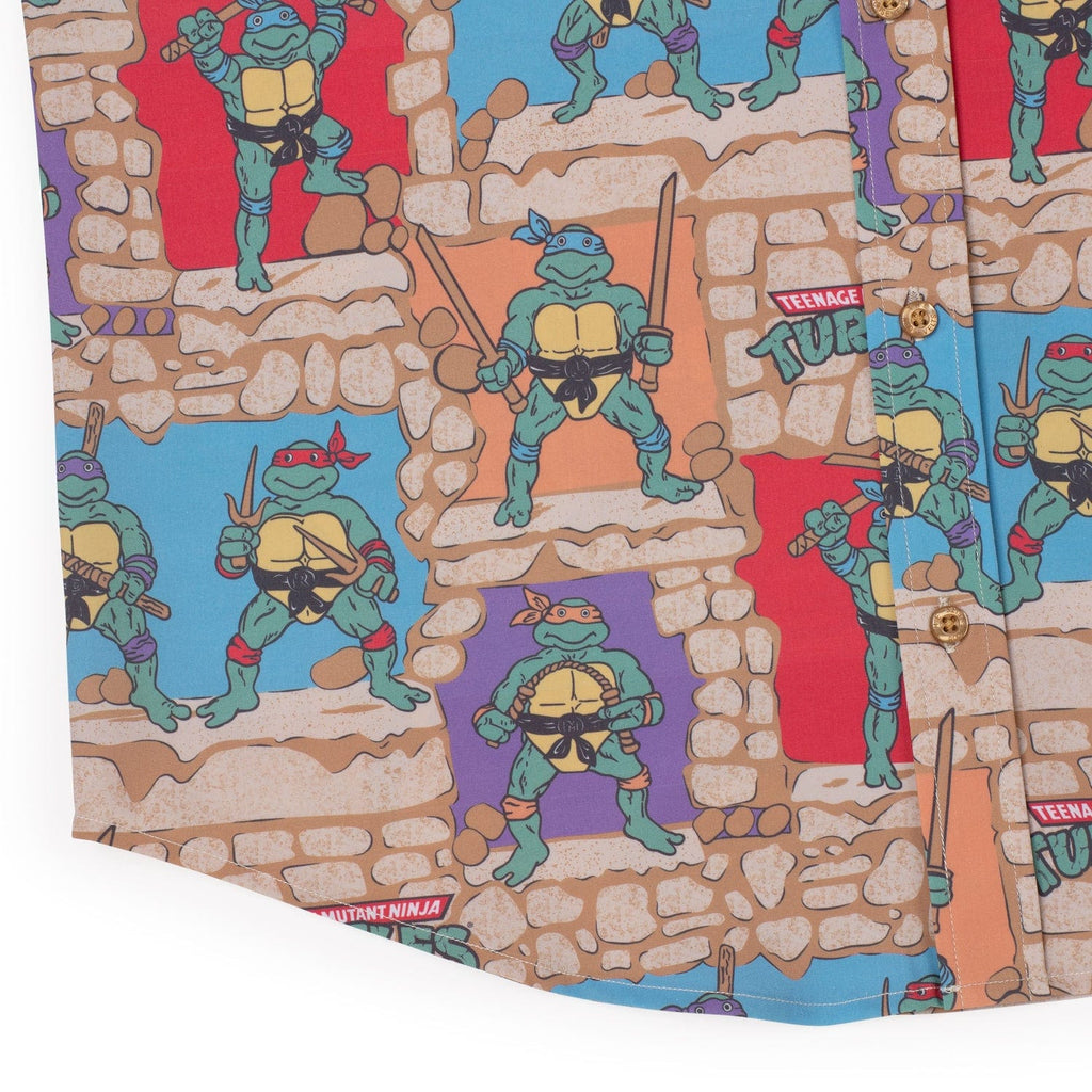 RSVLTS Cowabunga Covers KUNUFLEX Short Sleeve Shirt in Multicolor — detail 12