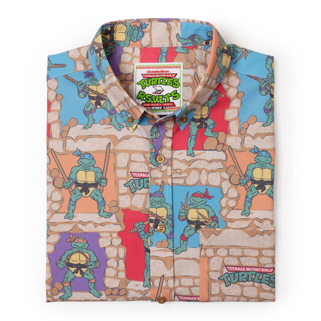 RSVLTS Cowabunga Covers KUNUFLEX Short Sleeve Shirt in Multicolor — detail 13