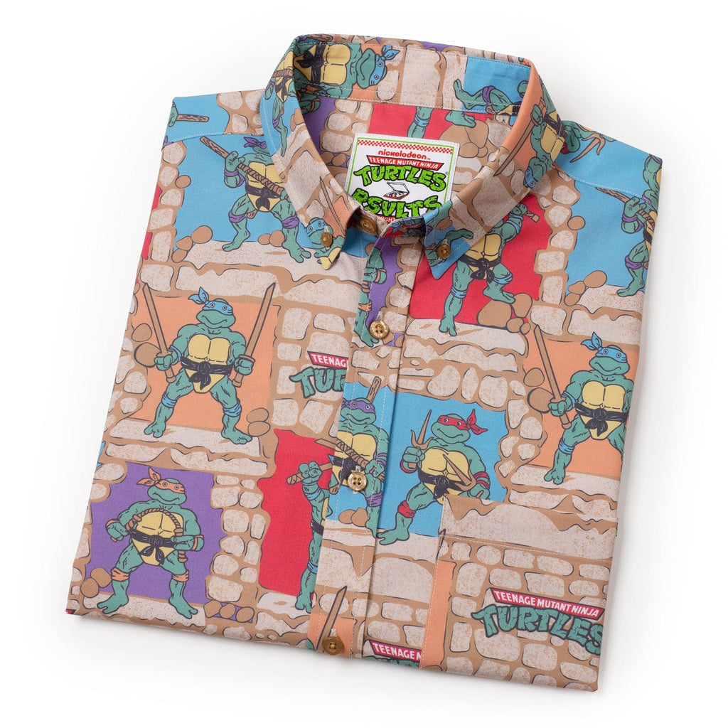 RSVLTS Cowabunga Covers KUNUFLEX Short Sleeve Shirt in Multicolor — detail 16
