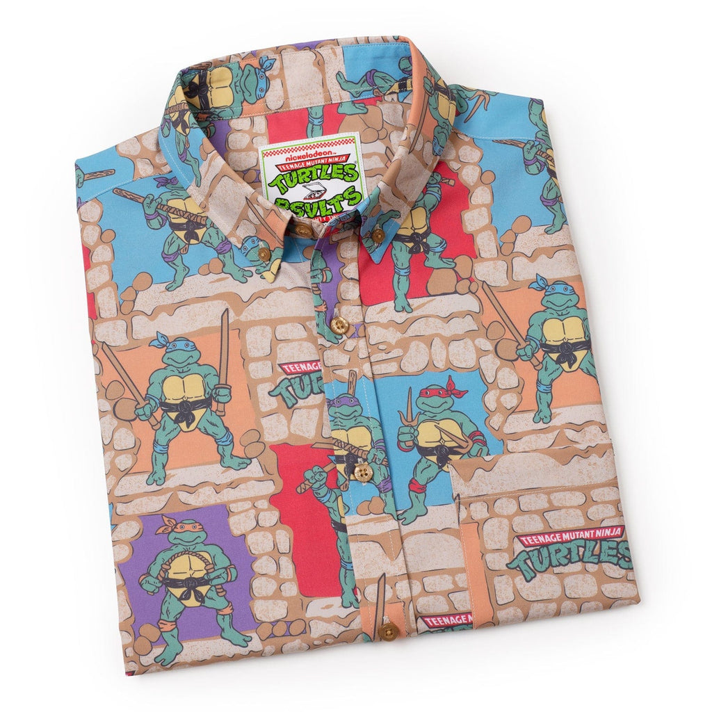 RSVLTS Cowabunga Covers KUNUFLEX Short Sleeve Shirt in Multicolor — detail 17
