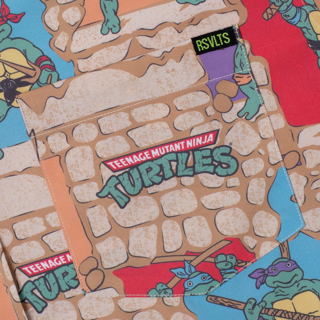 RSVLTS Cowabunga Covers KUNUFLEX Short Sleeve Shirt in Multicolor — detail 8