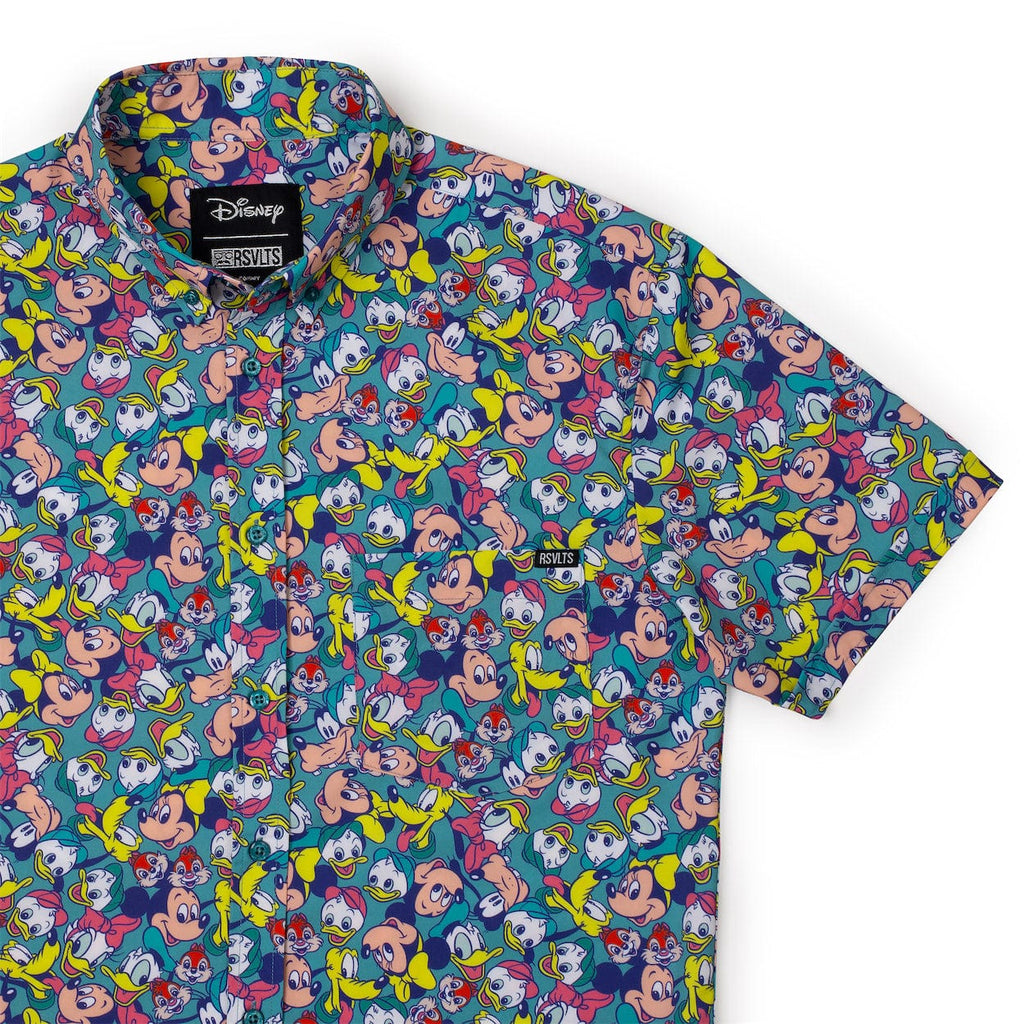 RSVLTS Disney Afternoon KUNUFLEX Short Sleeve Shirt in Multicolor — detail 2