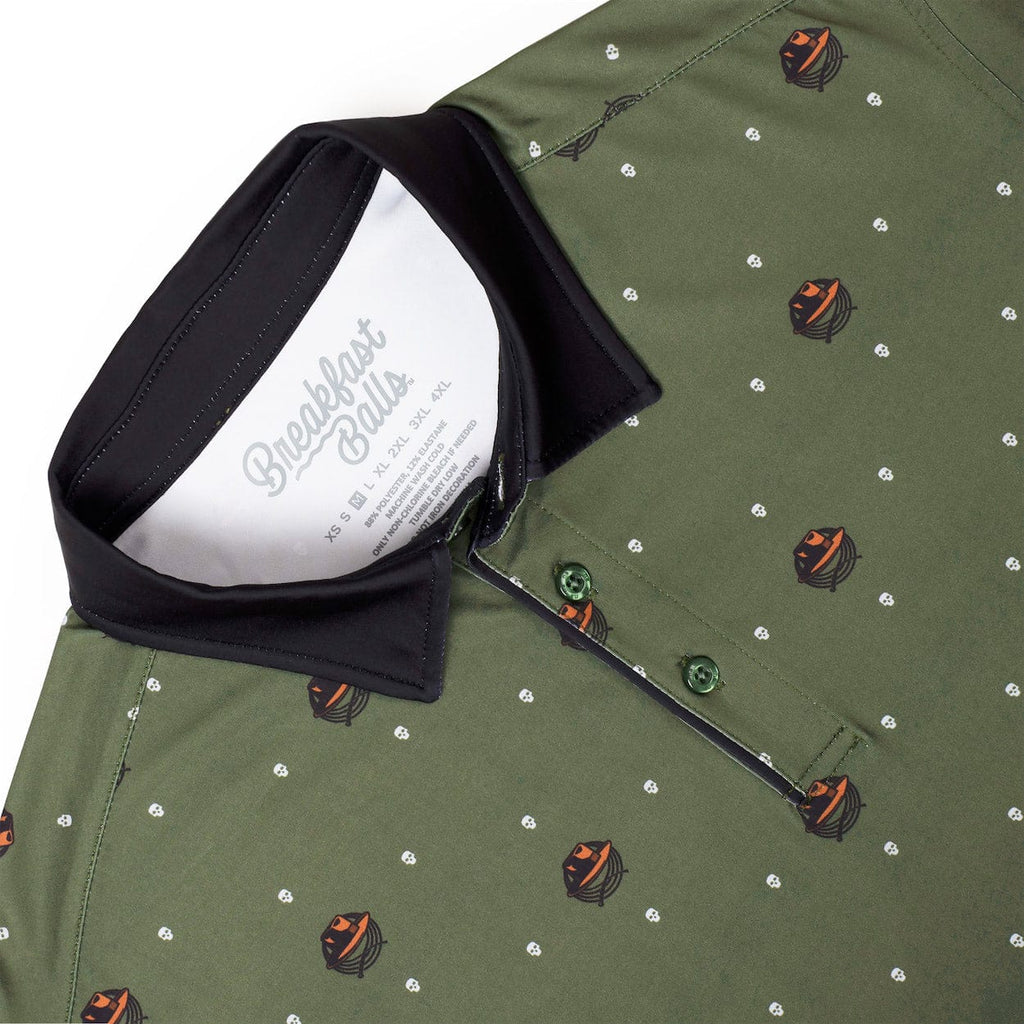 RSVLTS Dr. Jones All-Day Polo in Green — detail 3