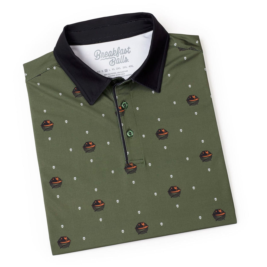 RSVLTS Dr. Jones All-Day Polo in Green — detail 8