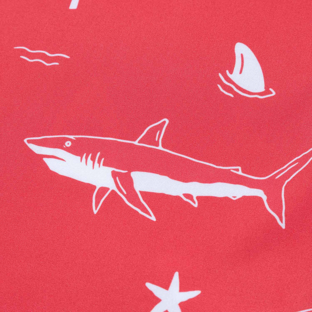 RSVLTS Fins and Flora KUNUFLEX Short Sleeve Shirt in Red — detail 9