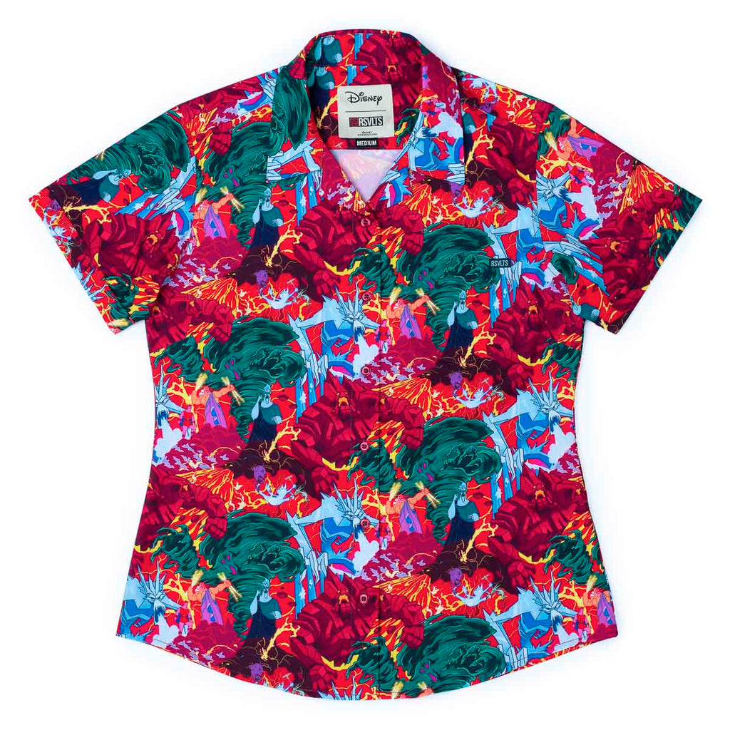 RSVLTS Olympus Would Be That Way Women's KUNUFLEX Short Sleeve Shirt — detail 5
