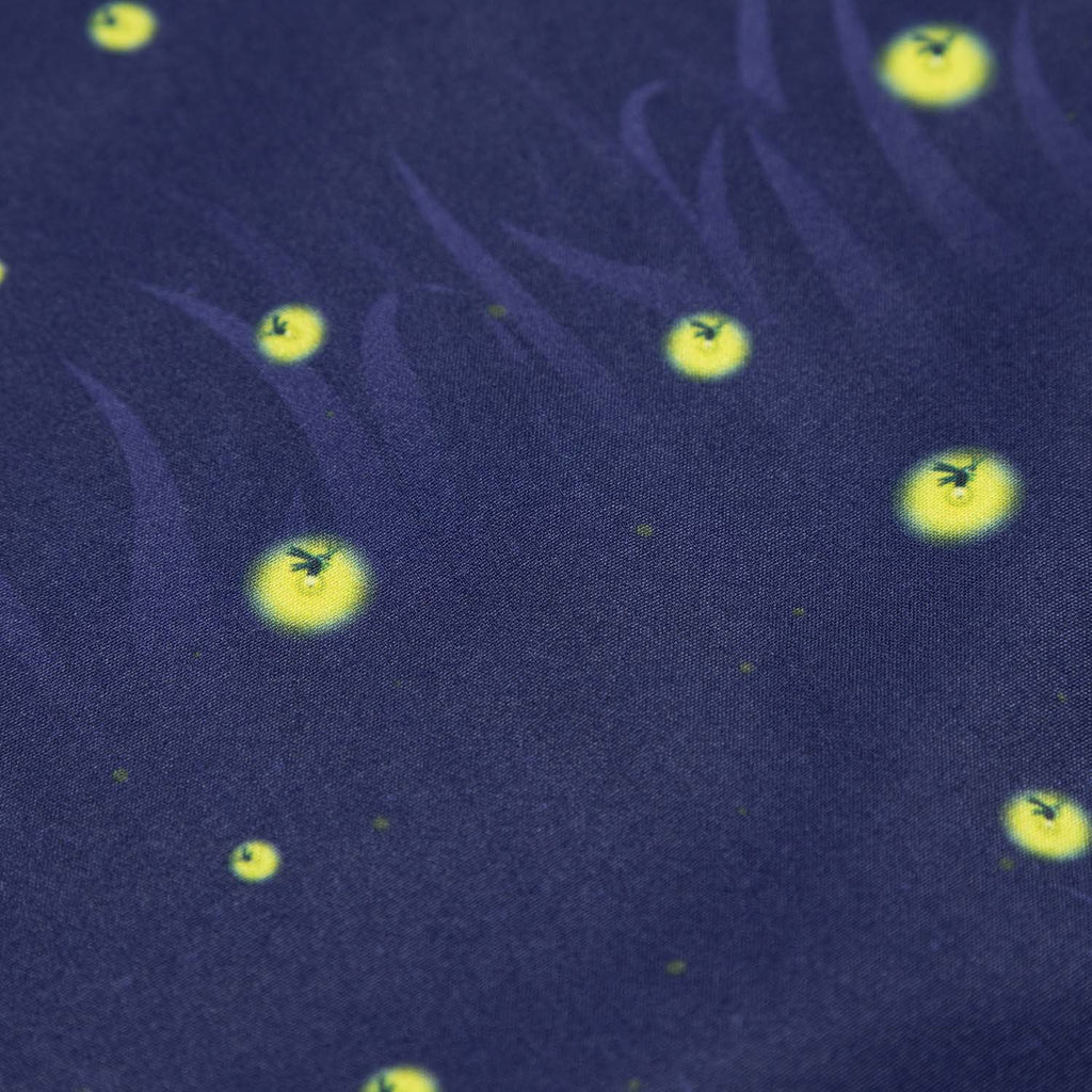 RSVLTS Fireflies KUNUFLEX Short Sleeve Shirt in Blue — detail 6