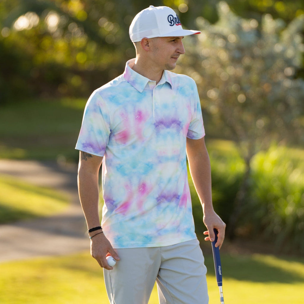 RSVLTS Dakota Snow Clouds All-Day Polo in Multicolor — detail 2