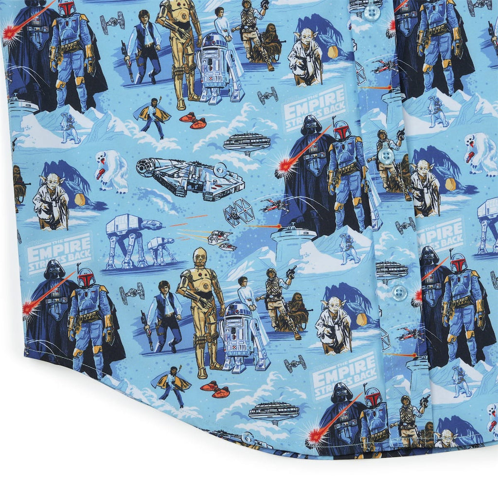 RSVLTS Sweet Dreams, Rebels! KUNUFLEX Short Sleeve Shirt in Blue — detail 9