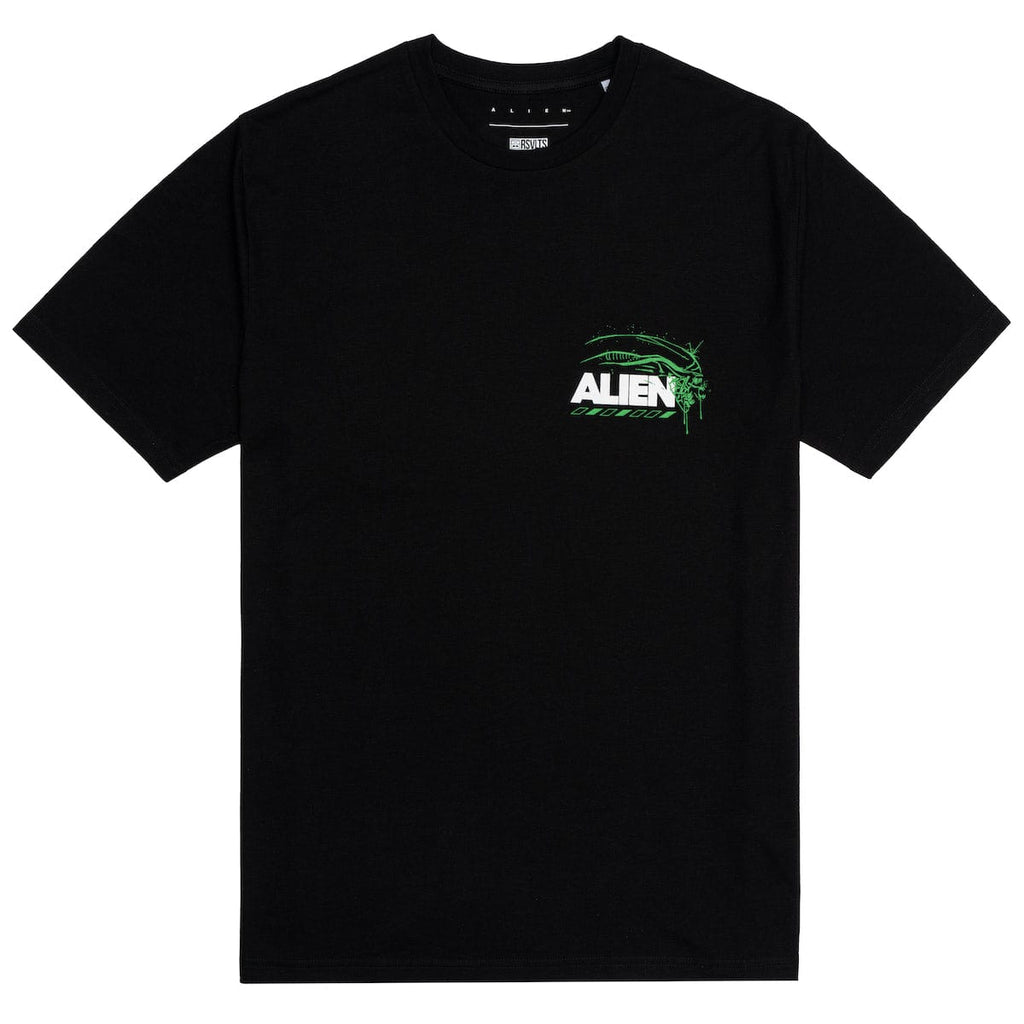 RSVLTS Outer Space Nightmare Crewneck Tee in Black — detail 3