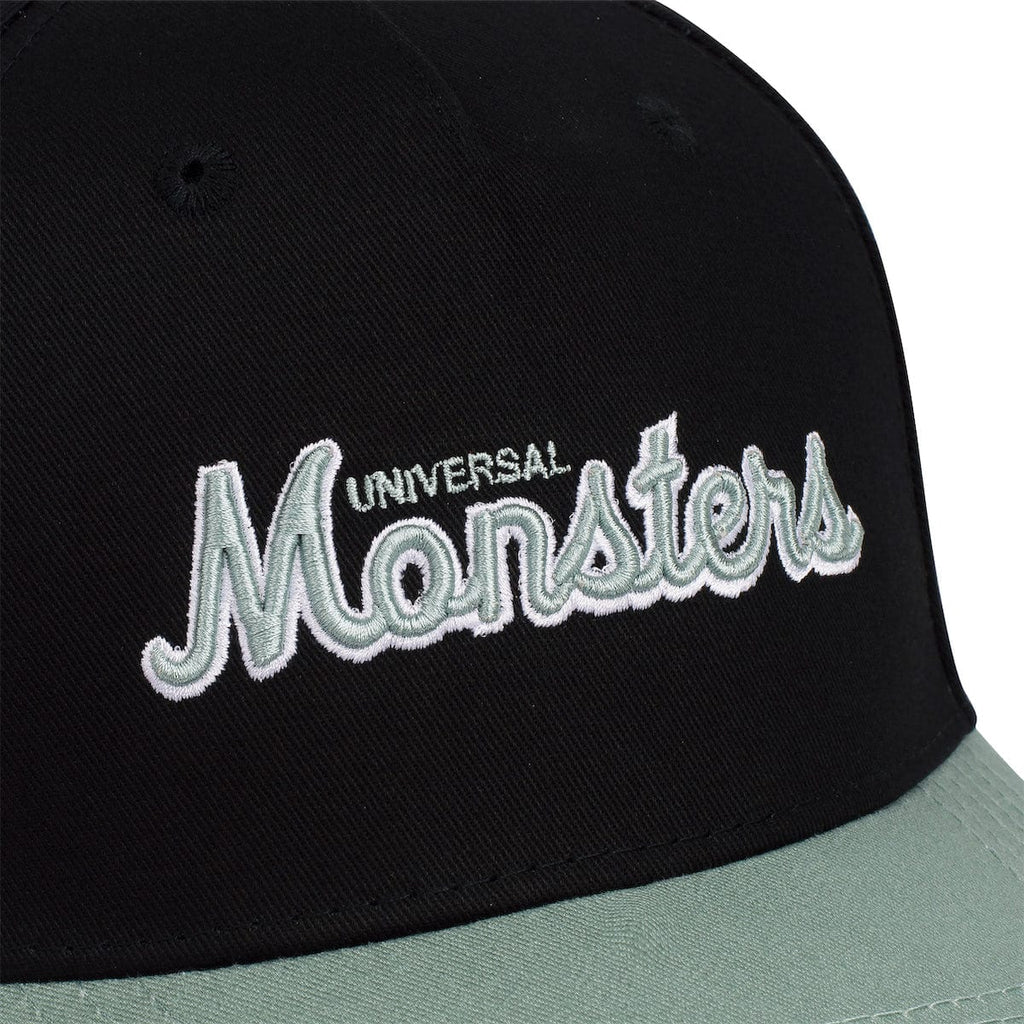 RSVLTS The Scream Team 5-Panel Curved Brim Hat in Black — detail 4