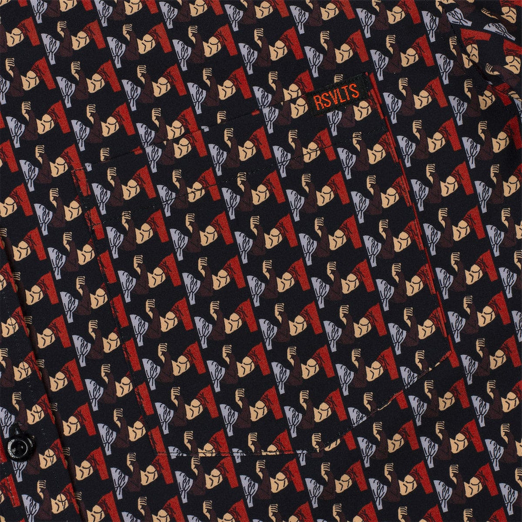 RSVLTS You Son of a… KUNUFLEX Short Sleeve Shirt in Multicolor — detail 4
