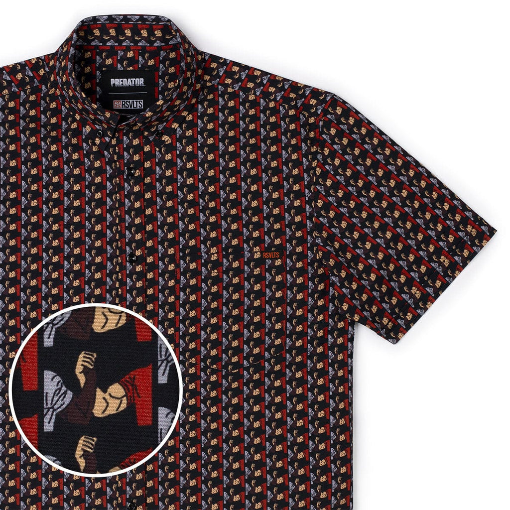 RSVLTS You Son of a… KUNUFLEX Short Sleeve Shirt in Multicolor — front view
