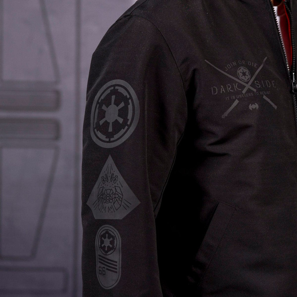 RSVLTS Join the Dark Side Reversible Bomber Jacket in Black — detail 8