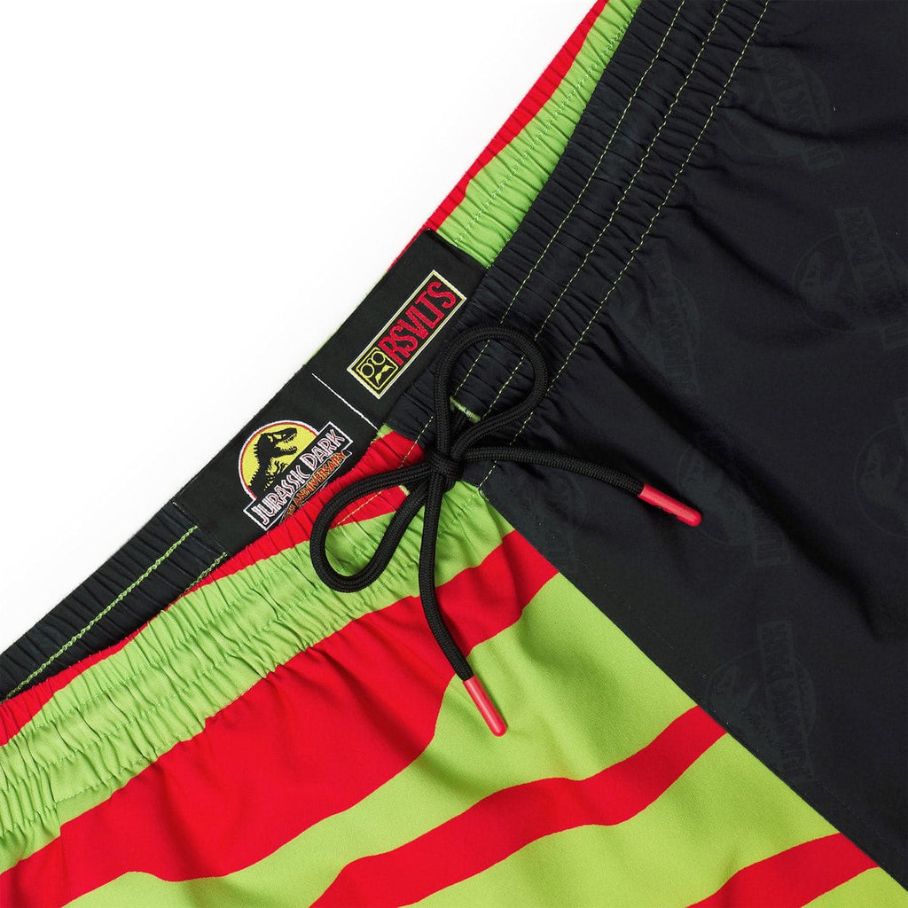 RSVLTS Tour Begins Here Hybrid Shorts in Black — detail 6