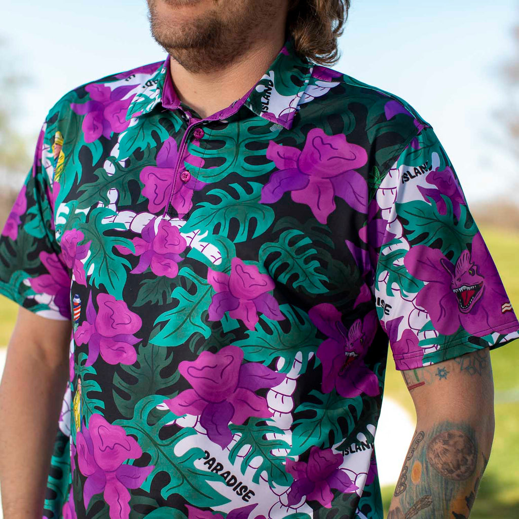 RSVLTS Nobody Cares All-Day Polo in Multicolor — detail 3