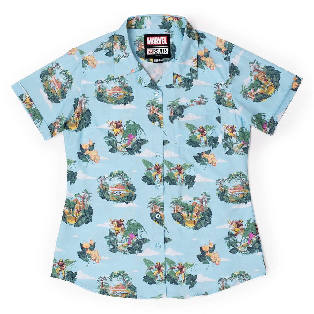 RSVLTS Savage Land Women's KUNUFLEX Short Sleeve Shirt — front view