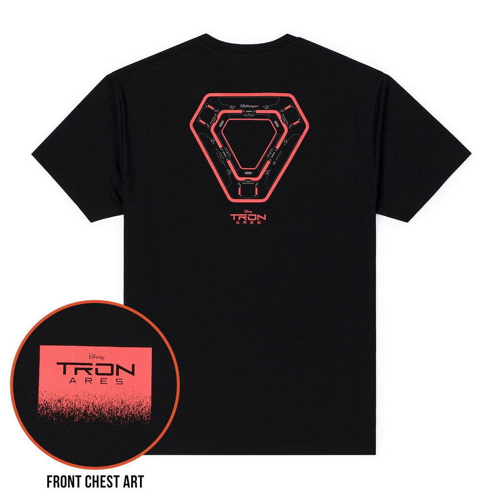 RSVLTS I Am Fearless Crewneck Tee in Black — front view