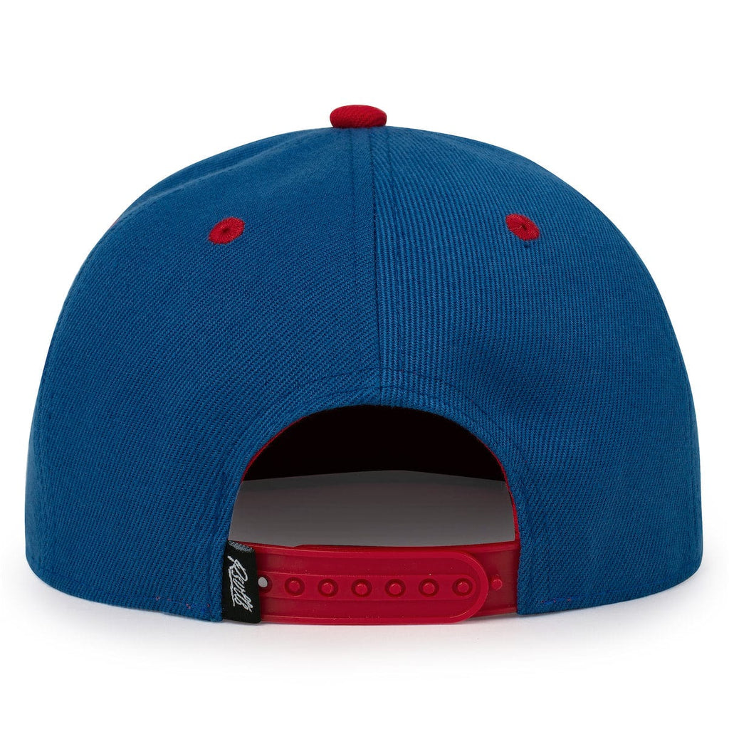 RSVLTS Web of Heroes Snapback Hat in Blue — detail 4