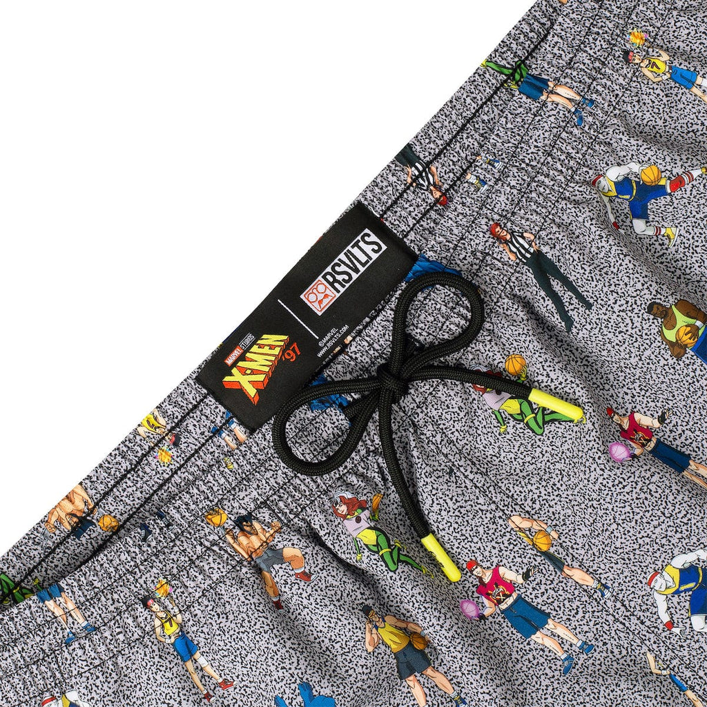 RSVLTS Remember, No Powers! Hybrid Shorts in Gray — detail 3