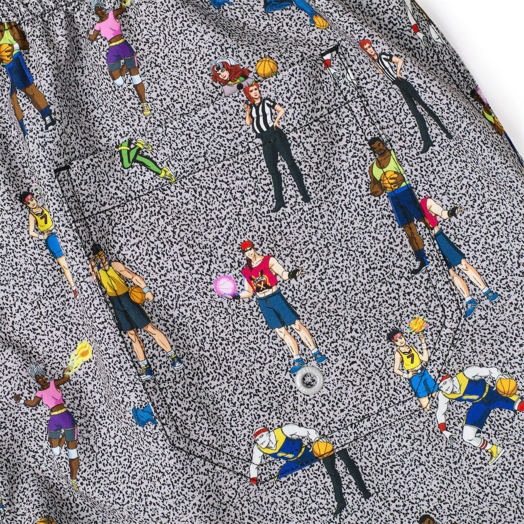 RSVLTS Remember, No Powers! Hybrid Shorts in Gray — detail 6