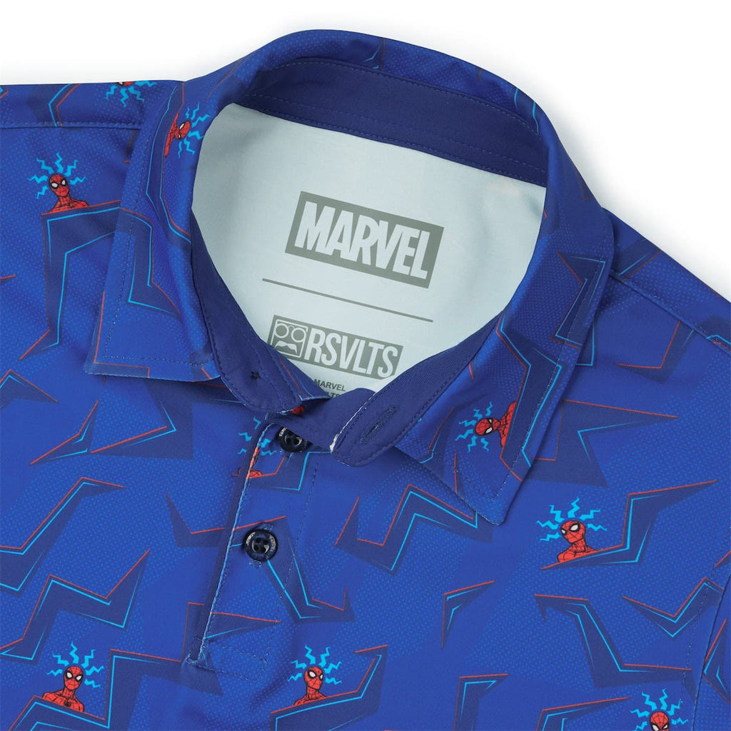 RSVLTS High Alert Youth All-Day Polo in Blue — detail 4