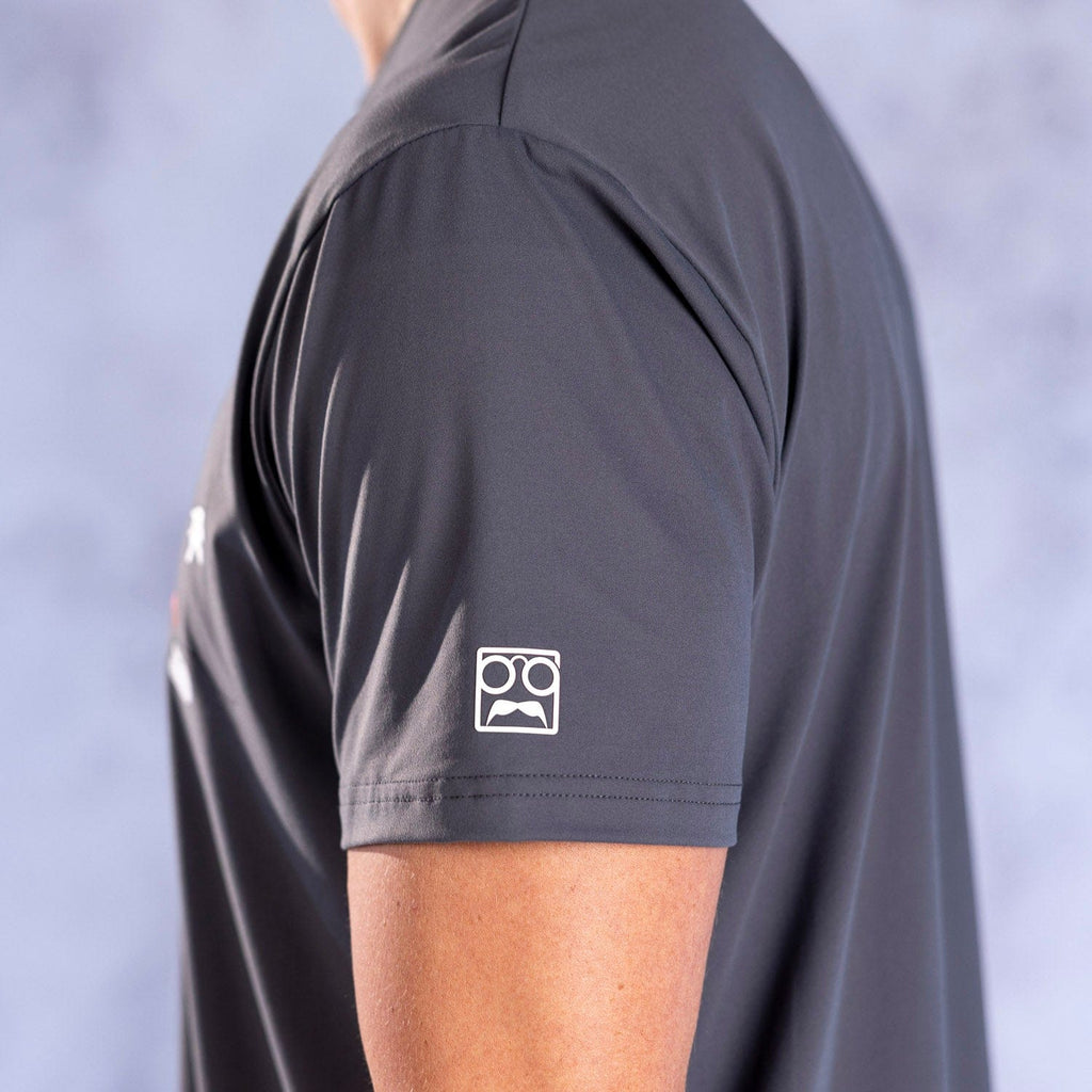 RSVLTS Enjoy the Journey Performance Tee in Gray — detail 7