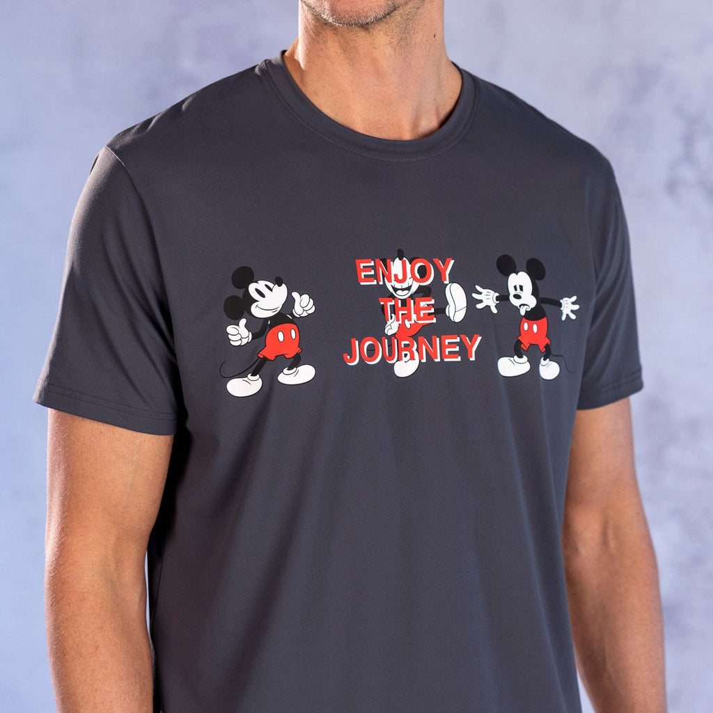 RSVLTS Enjoy the Journey Performance Tee in Gray — detail 6