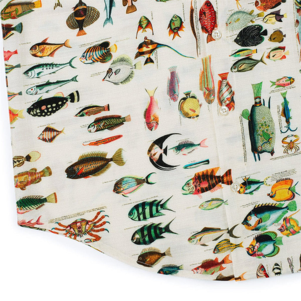 RSVLTS Fantastical Fish Bamboo Short Sleeve Shirt in Multicolor — detail 9