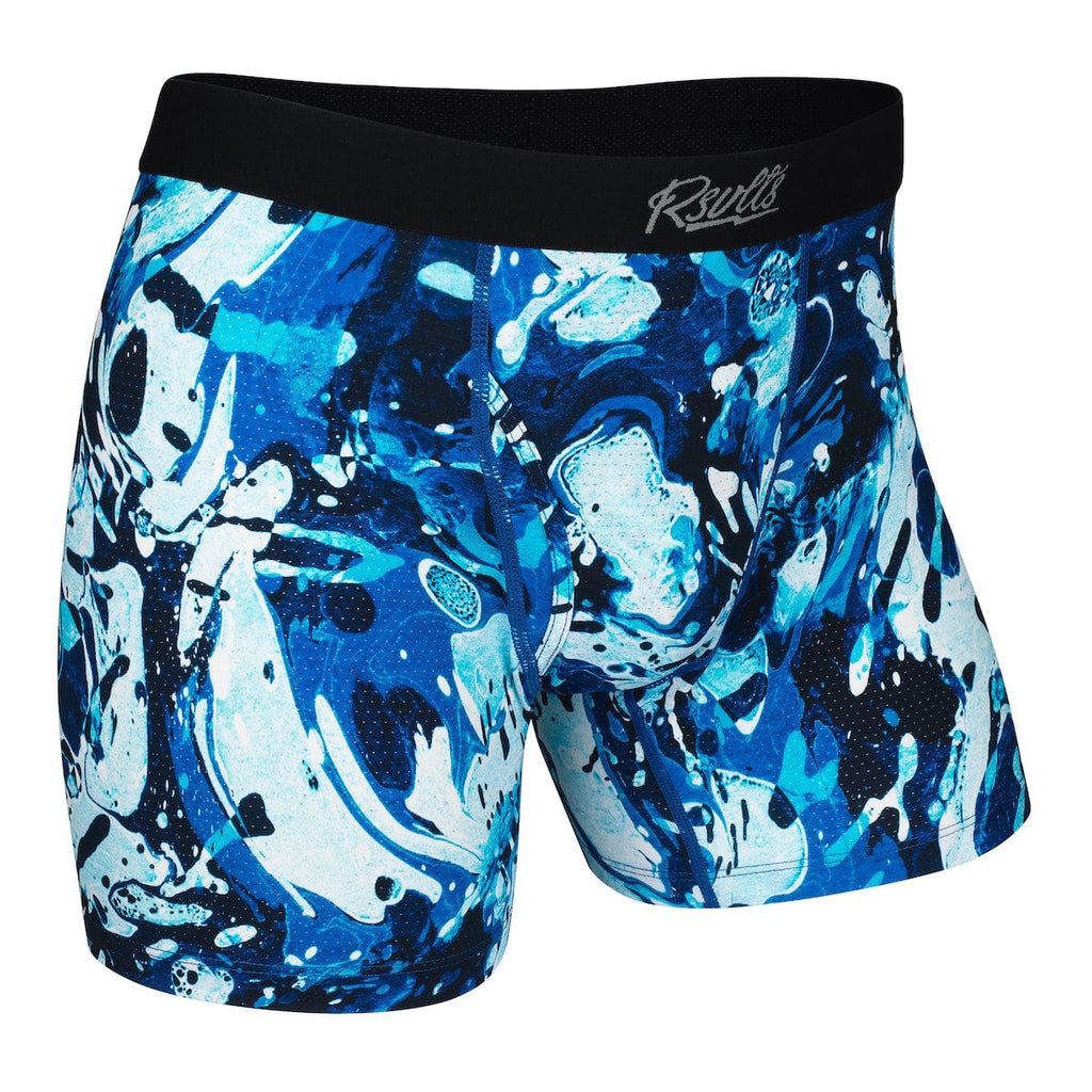 RSVLTS You Can’t Sea Me Single-Pack Boxer Briefs in Blue — front view