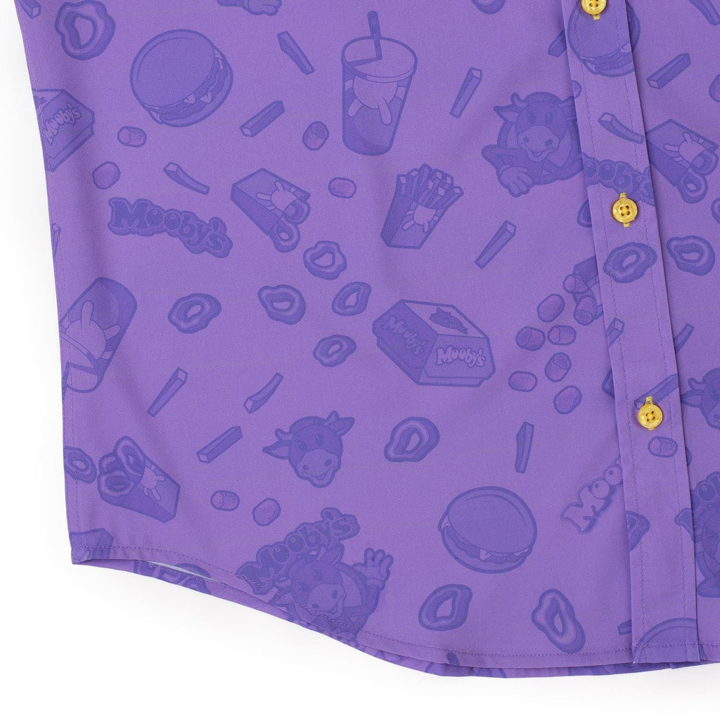 RSVLTS Mooby’s KUNUFLEX Short Sleeve Shirt in Purple — detail 4