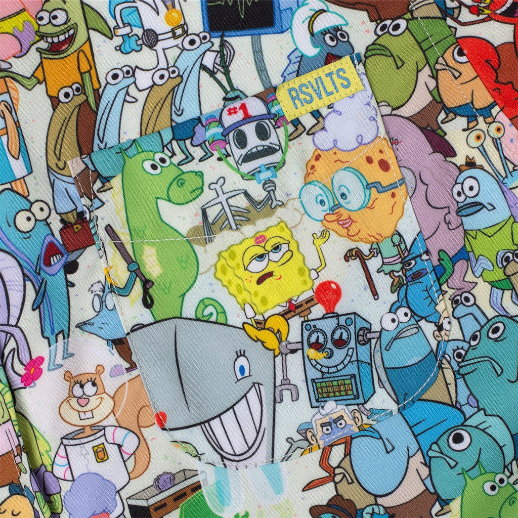 RSVLTS Welcome to Bikini Bottom Youth KUNUFLEX Short Sleeve Shirt — detail 3